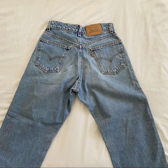 vintage wide leg levis 565 - Picture 4 of 9